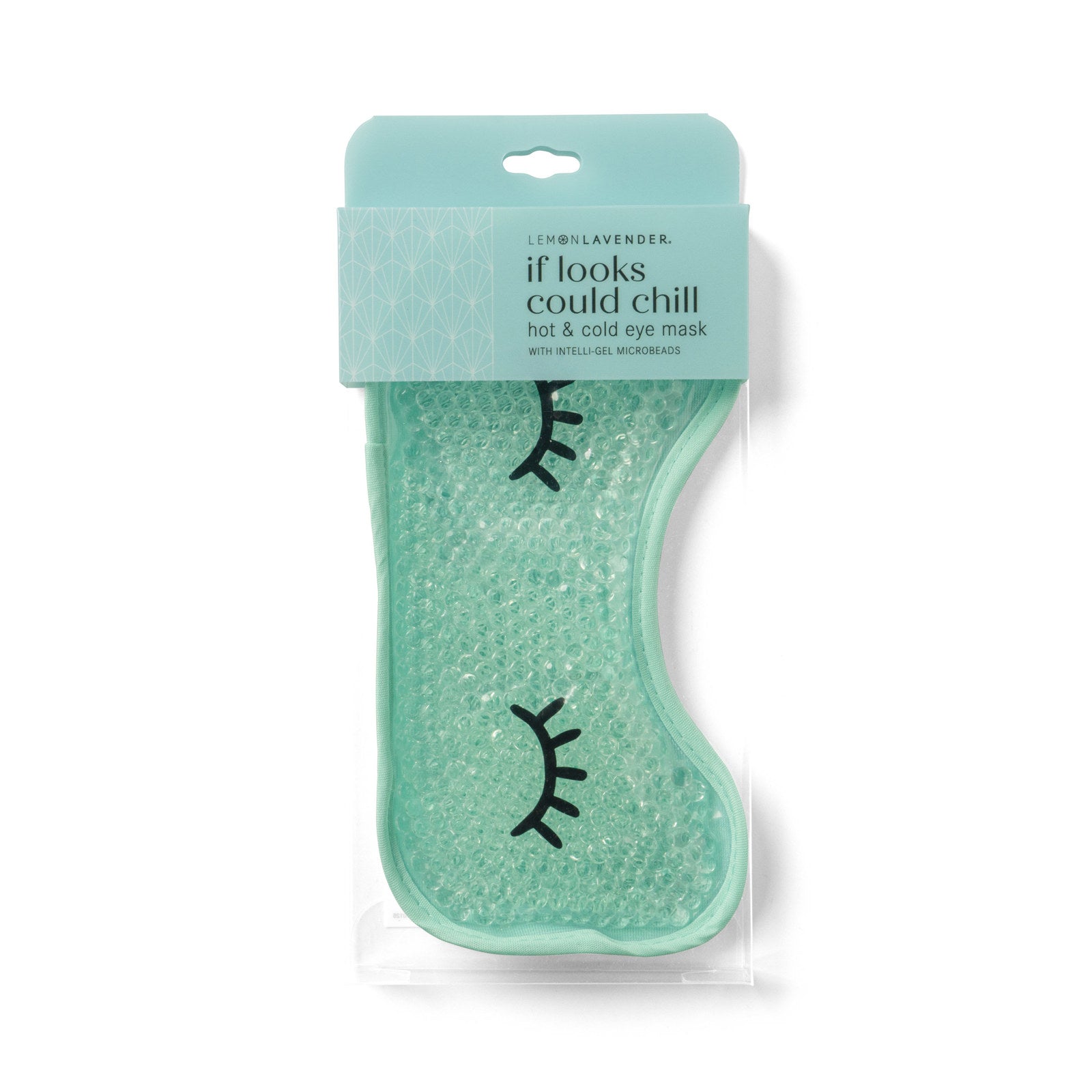 Lemon Lavender “If Looks Could Chill” Hot & Cold Gel Eye Mask – Reusable Relief Mask