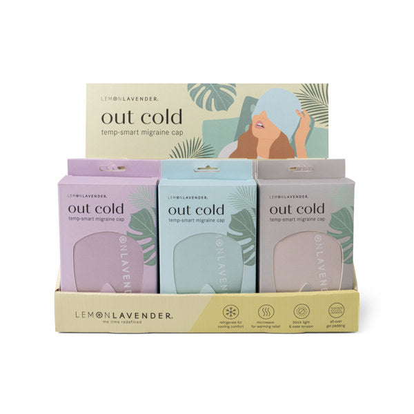 Lemon Lavender® Out Cold Temp-Smart Migraine Cap – Hot & Cold Headache Relief